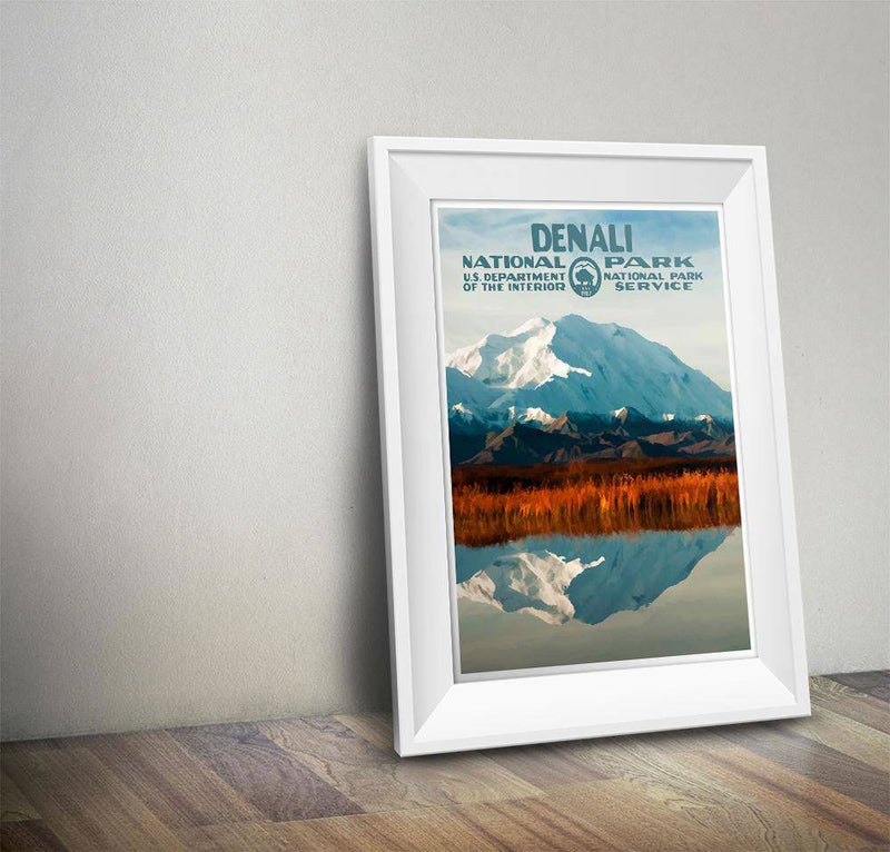 Denali National Park Poster - Albion Mercantile Co.