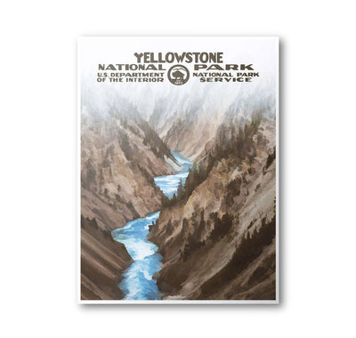 Yellowstone National Park Poster (Canyon) - Albion Mercantile Co.