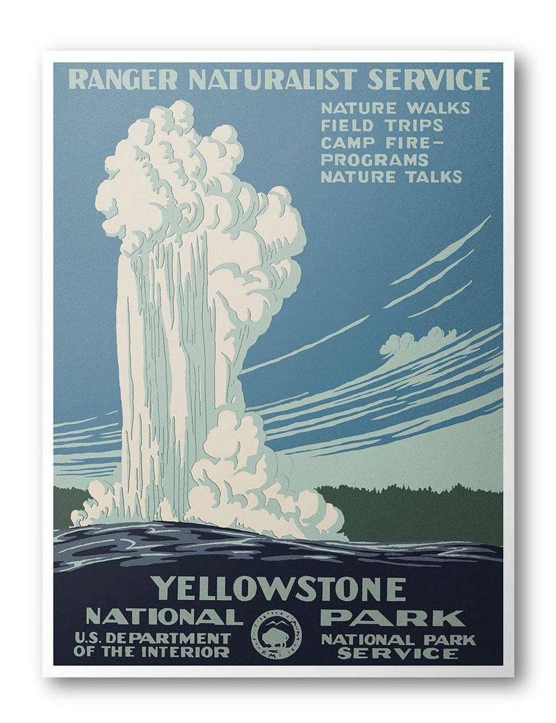 Yellowstone National Park Poster (WPA Reproduction) - Albion Mercantile Co.