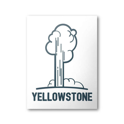 Yellowstone National Park Poster | National Park Print - Albion Mercantile Co.