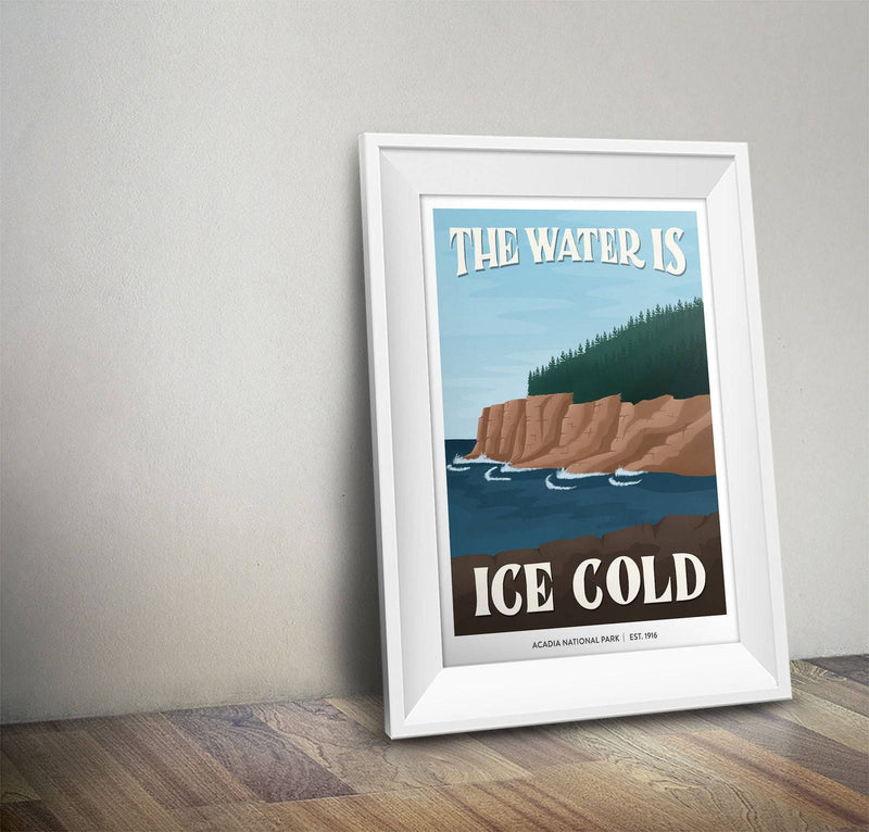 Acadia National Park Poster | Subpar Parks Poster - Albion Mercantile Co.