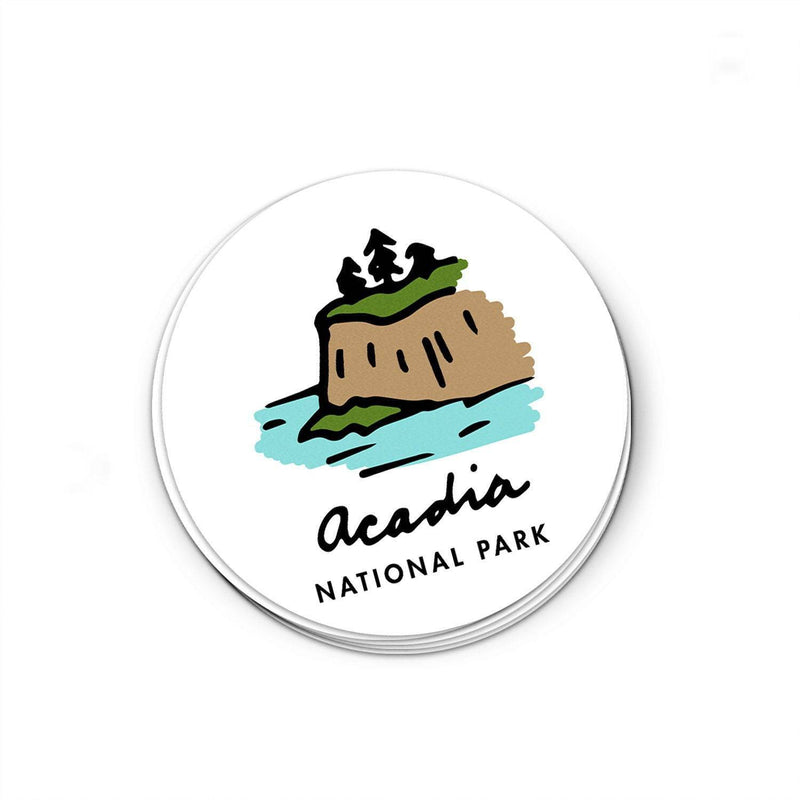 Acadia National Park Sticker | Multiple Sizes Available - Albion Mercantile Co.