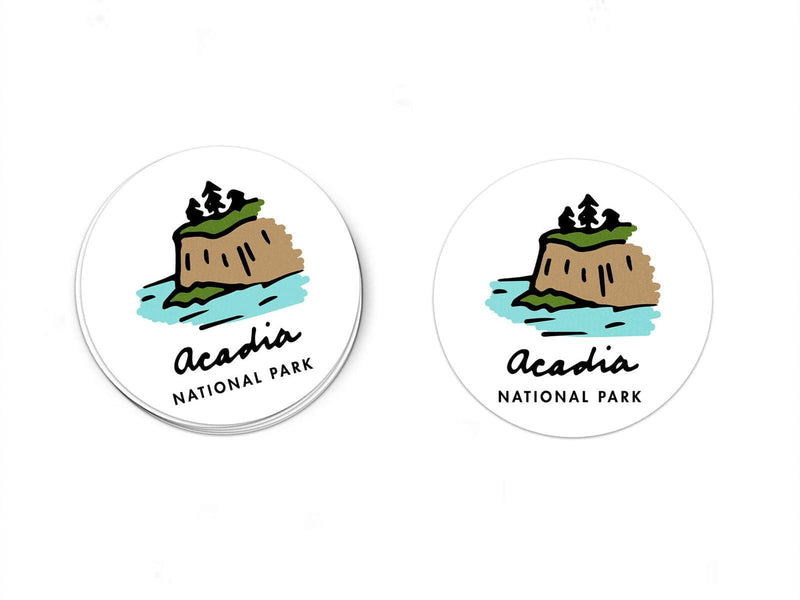 Acadia National Park Sticker | Multiple Sizes Available - Albion Mercantile Co.