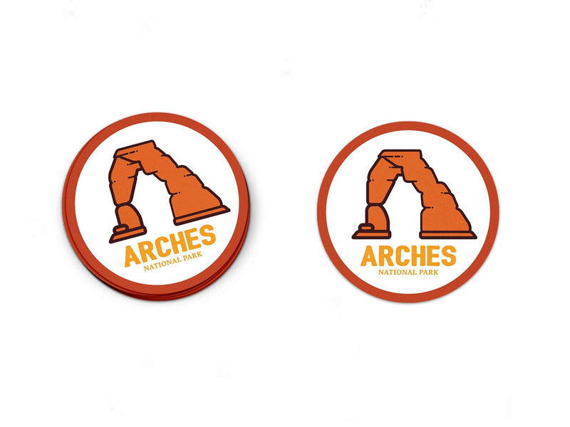 Arches National Park Sticker | National Park Decal - Albion Mercantile Co.