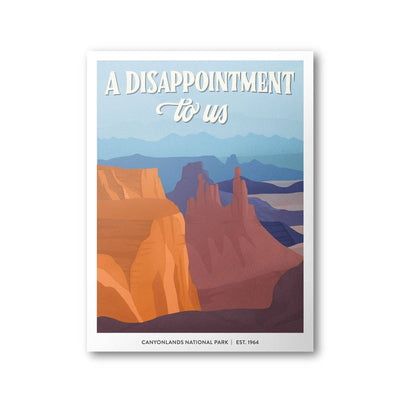 Canyonlands National Park Poster | Subpar Parks Poster - Albion Mercantile Co.