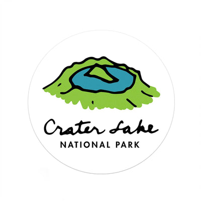 Crater Lake National Park Sticker - Albion Mercantile Co.