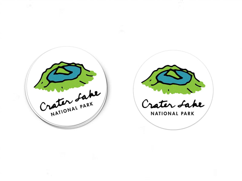 Crater Lake National Park Sticker - Albion Mercantile Co.