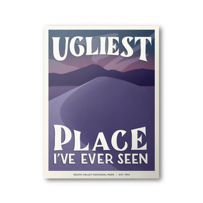 Death Valley National Park Poster | Subpar Parks Poster - Albion Mercantile Co.