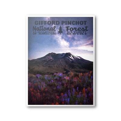Gifford Pinchot National Forest Poster - Albion Mercantile Co.