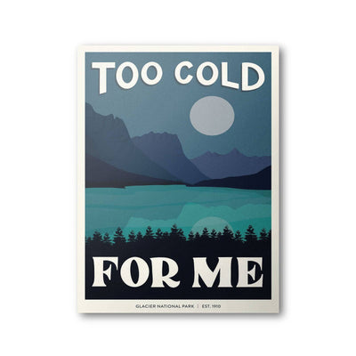 Glacier National Park Poster | Subpar Parks Poster - Albion Mercantile Co.
