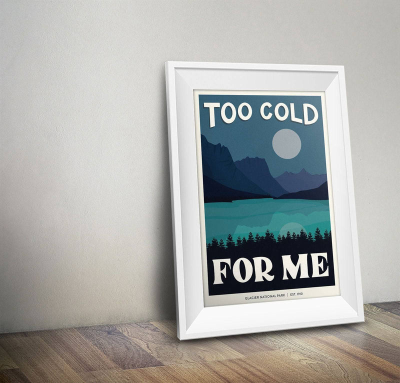 Glacier National Park Poster | Subpar Parks Poster - Albion Mercantile Co.