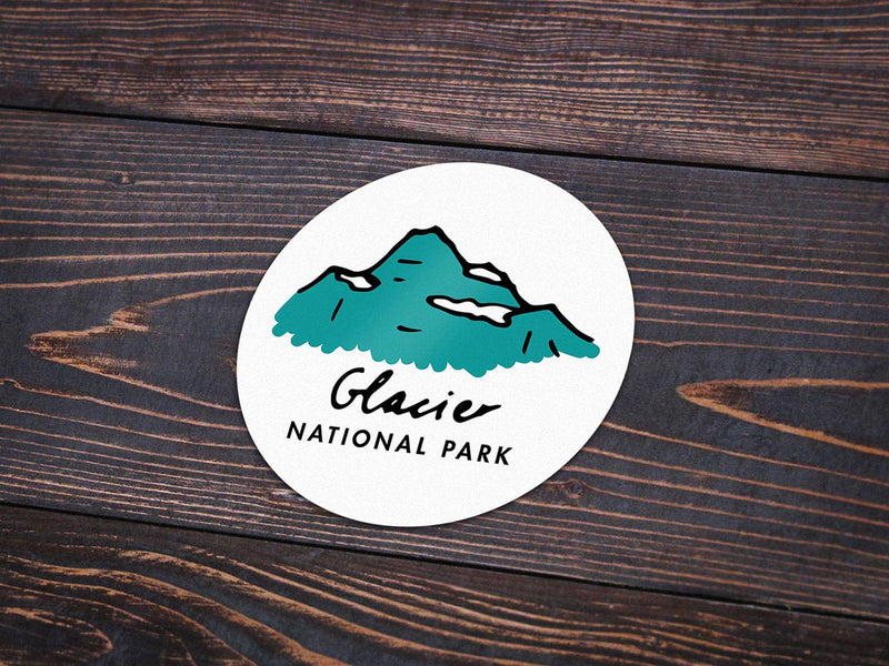 Glacier National Park Sticker - Albion Mercantile Co.