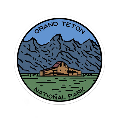 Grand Teton National Park Sticker - Albion Mercantile Co.
