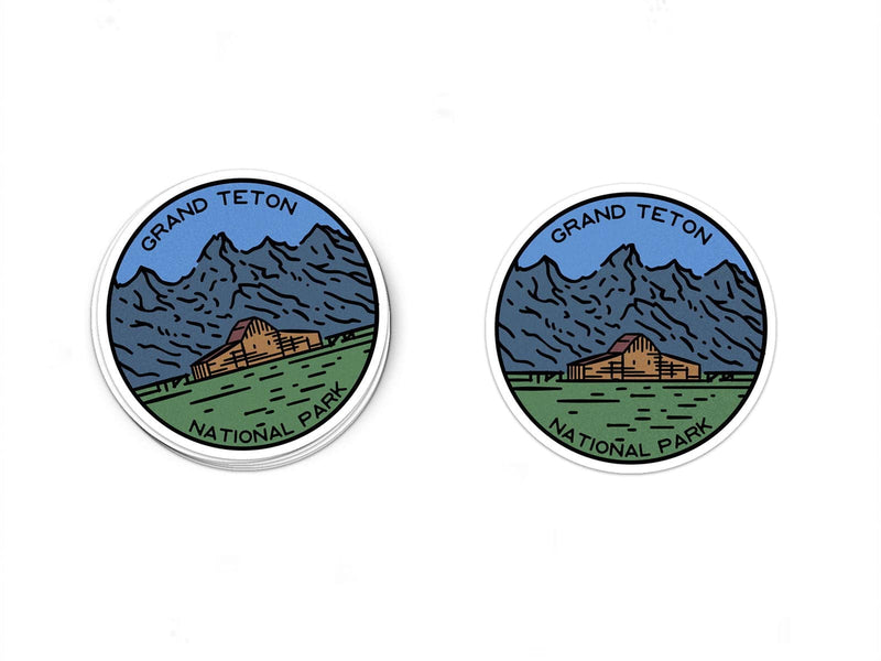 Grand Teton National Park Sticker - Albion Mercantile Co.
