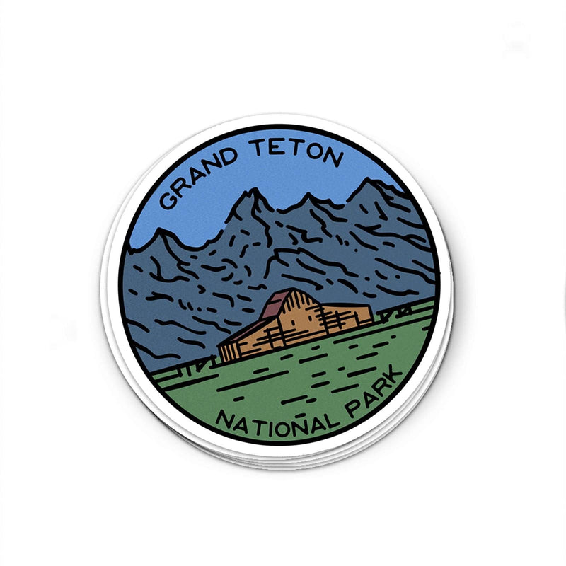 Grand Teton National Park Sticker - Albion Mercantile Co.