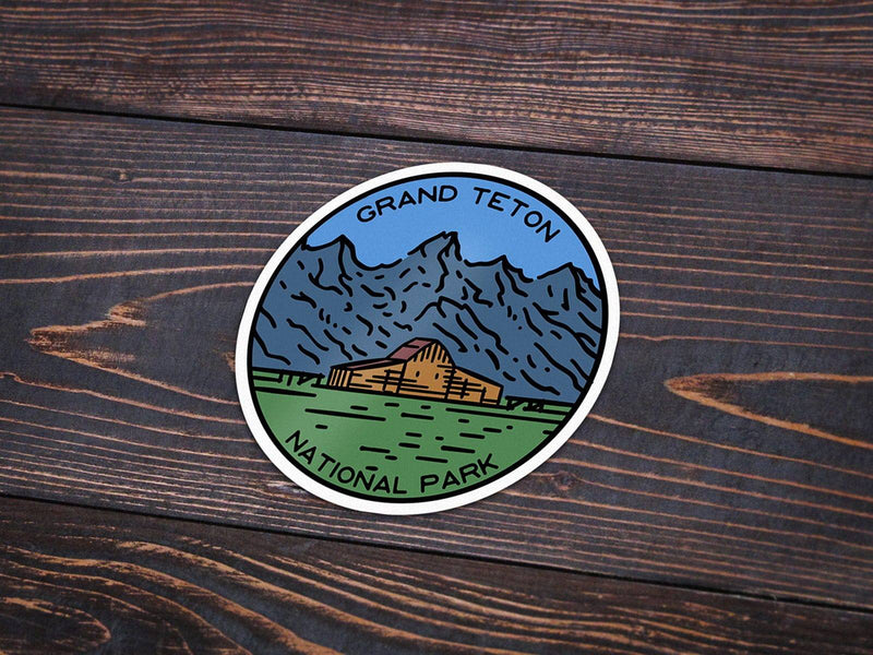 Grand Teton National Park Sticker - Albion Mercantile Co.