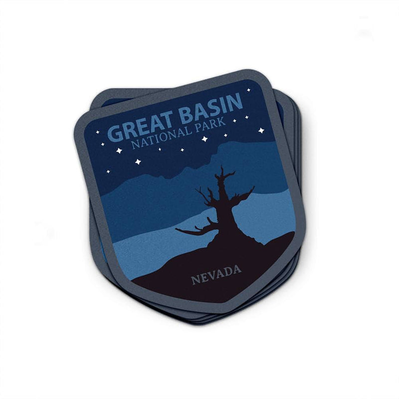 Great Basin National Park Sticker Night | National Park Decal - Albion Mercantile Co.