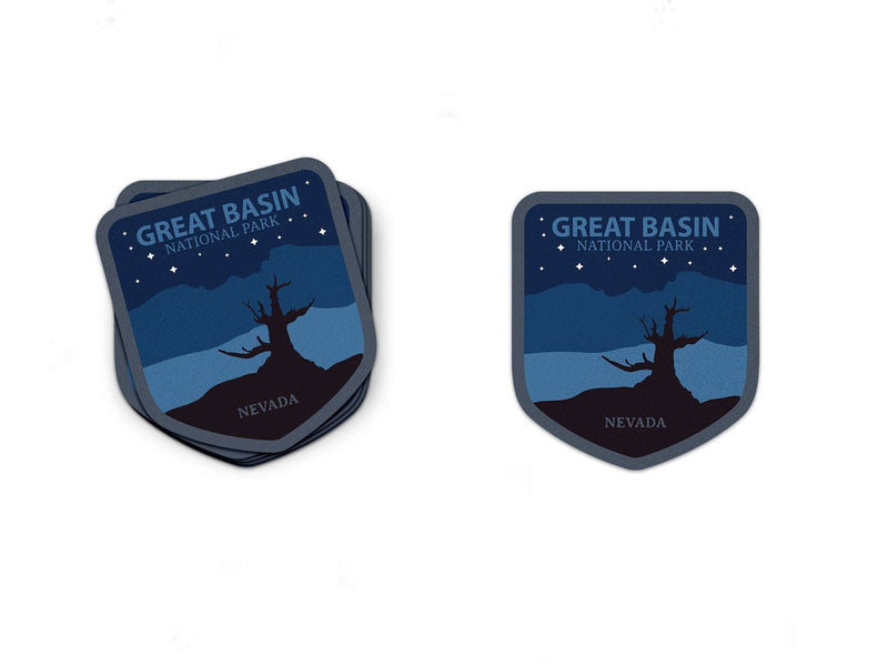 Great Basin National Park Sticker Night | National Park Decal - Albion Mercantile Co.