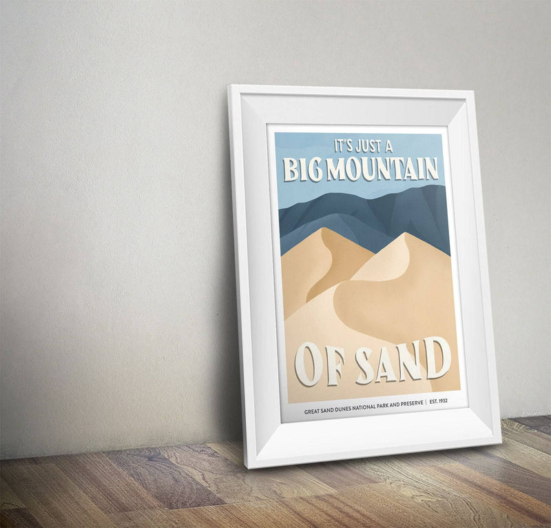 Great Sand Dunes National Park Poster | Subpar Parks Poster - Albion Mercantile Co.