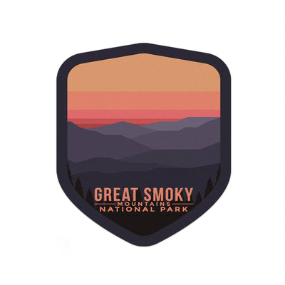 Great Smoky Mountains National Park Sticker | Multiple Sizes Available - Albion Mercantile Co.