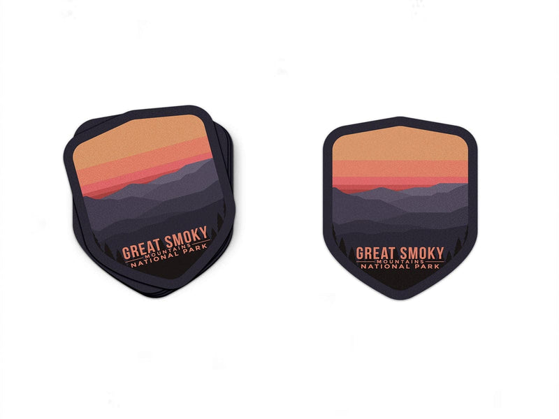 Great Smoky Mountains National Park Sticker | Multiple Sizes Available - Albion Mercantile Co.