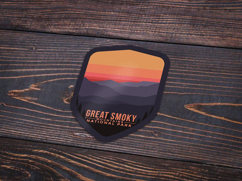 Great Smoky Mountains National Park Sticker | Multiple Sizes Available - Albion Mercantile Co.