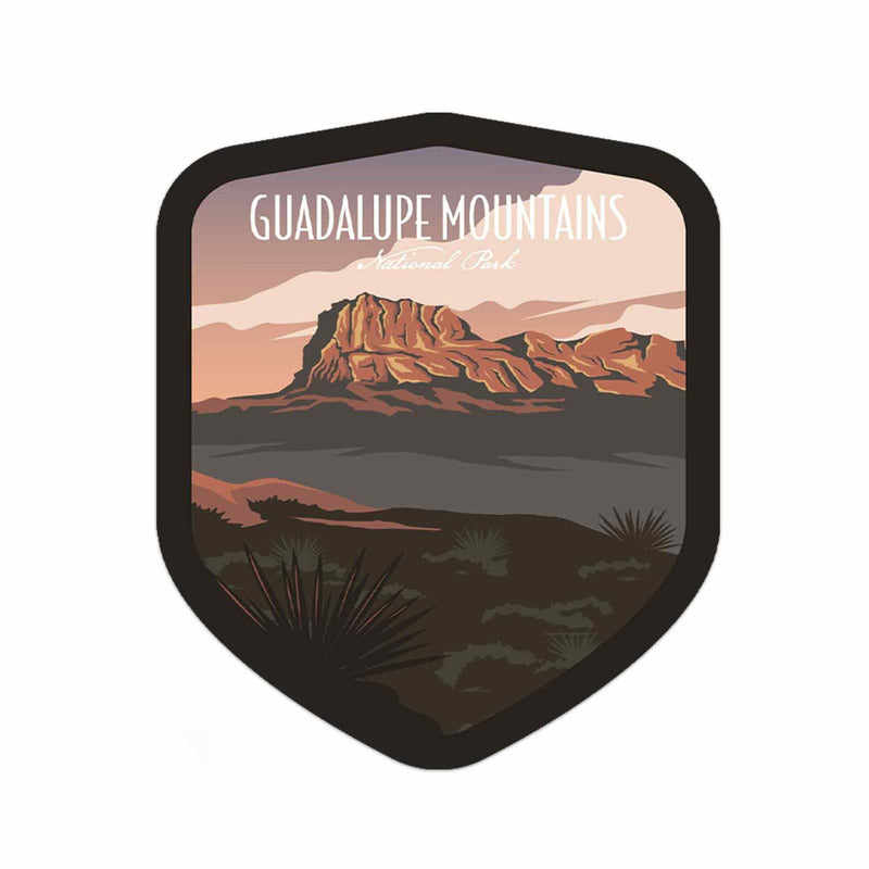 Guadalupe Mountains National Park Sticker - Albion Mercantile Co.