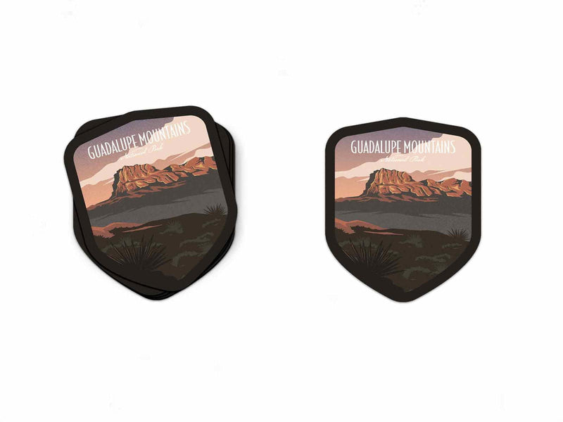 Guadalupe Mountains National Park Sticker - Albion Mercantile Co.