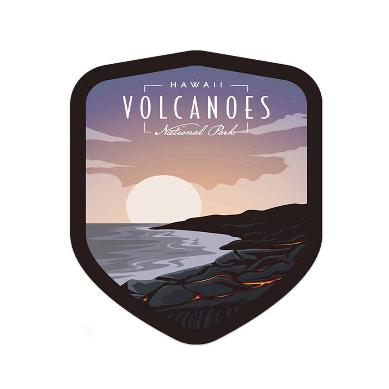 Hawaii Volcanoes National Park Sticker - Albion Mercantile Co.
