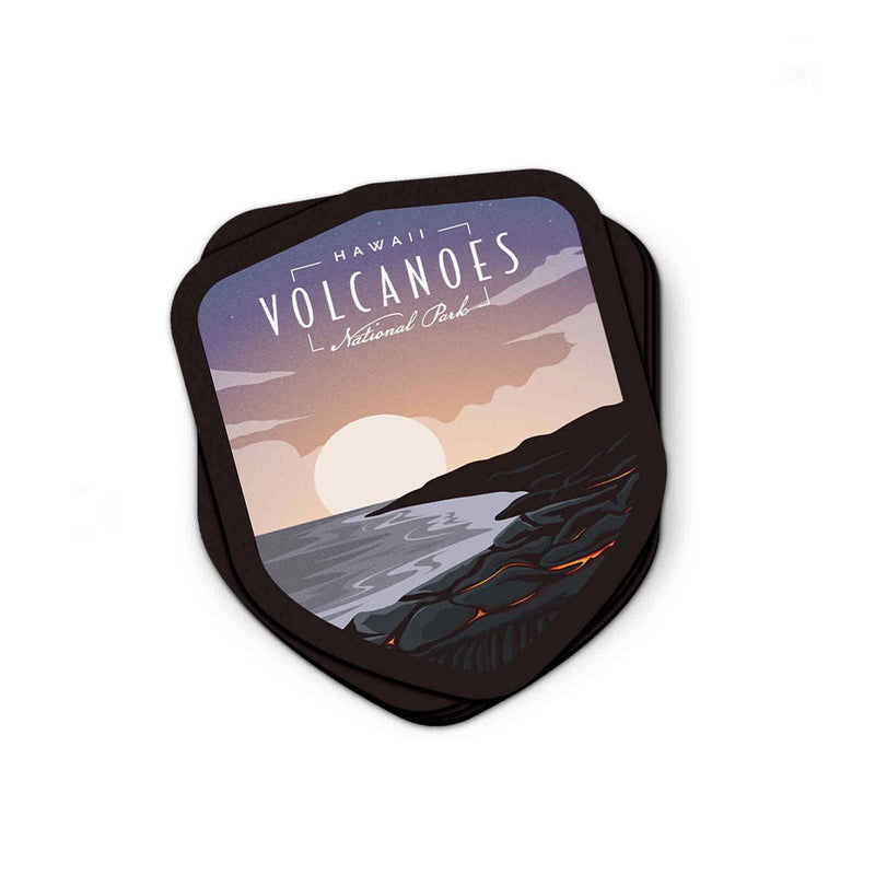 Hawaii Volcanoes National Park Sticker - Albion Mercantile Co.