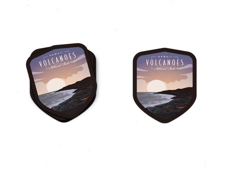 Hawaii Volcanoes National Park Sticker - Albion Mercantile Co.