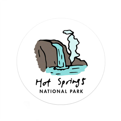 Hot Springs National Park Sticker - Albion Mercantile Co.