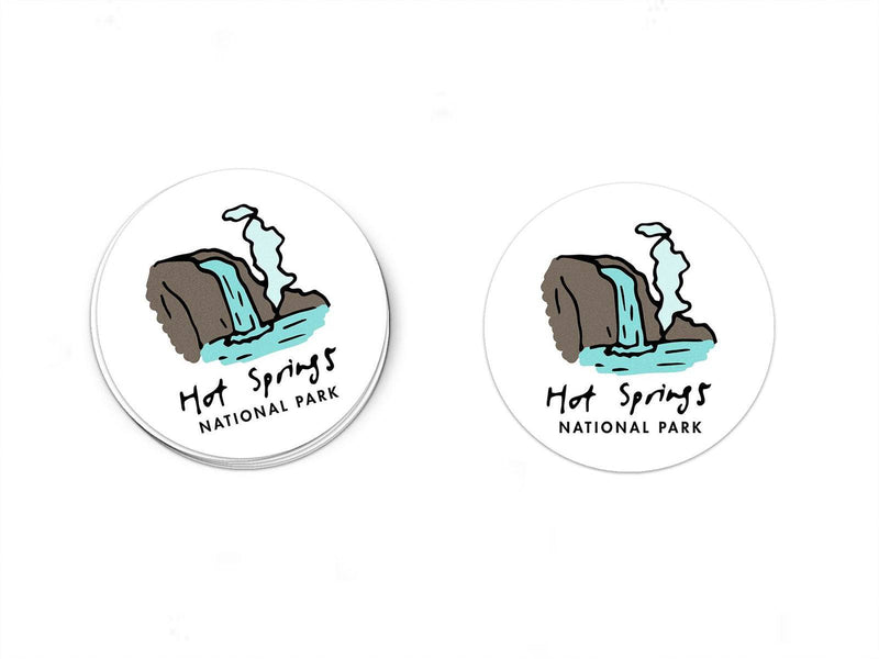 Hot Springs National Park Sticker - Albion Mercantile Co.