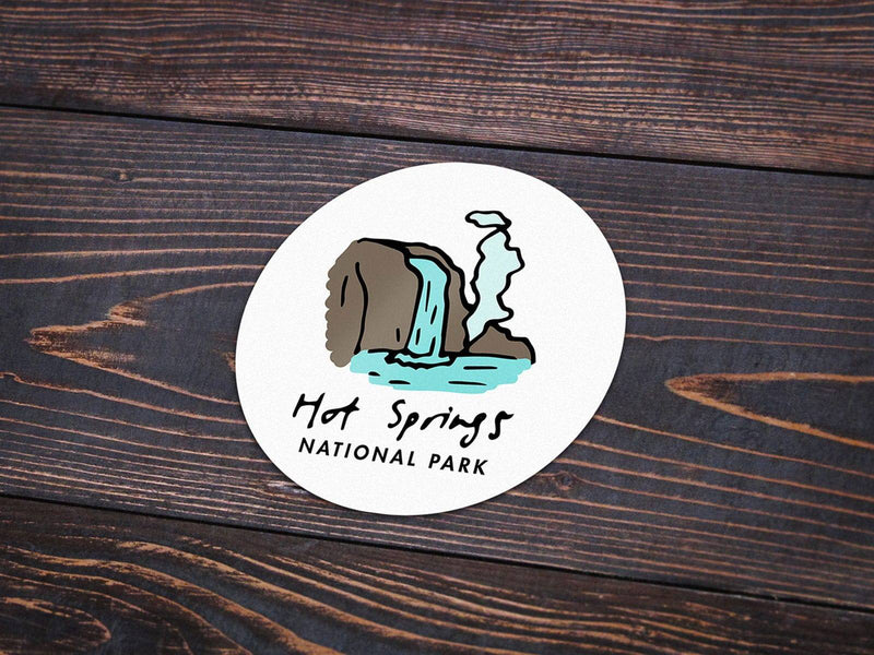Hot Springs National Park Sticker - Albion Mercantile Co.