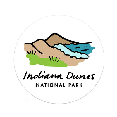 Indiana Dunes National Park Sticker - Albion Mercantile Co.