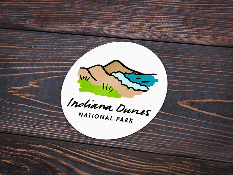 Indiana Dunes National Park Sticker - Albion Mercantile Co.