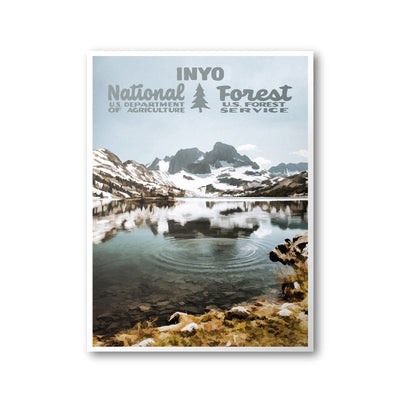 Inyo National Forest Poster - Albion Mercantile Co.