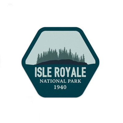 Isle Royale National Park Sticker | National Park Decal - Albion Mercantile Co.