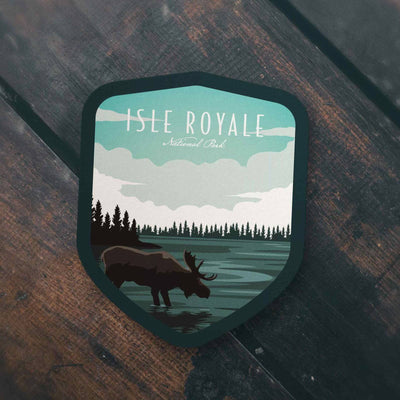 Isle Royale National Park Sticker - Albion Mercantile Co.