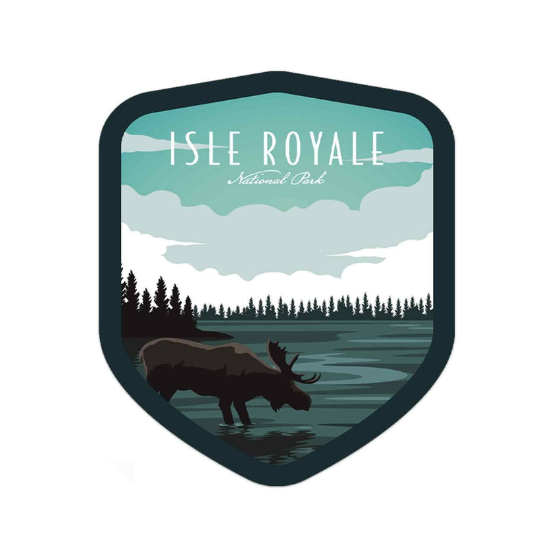 Isle Royale National Park Sticker - Albion Mercantile Co.