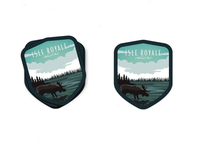 Isle Royale National Park Sticker - Albion Mercantile Co.