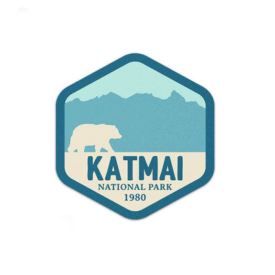 Katmai National Park Sticker | National Park Decal - Albion Mercantile Co.