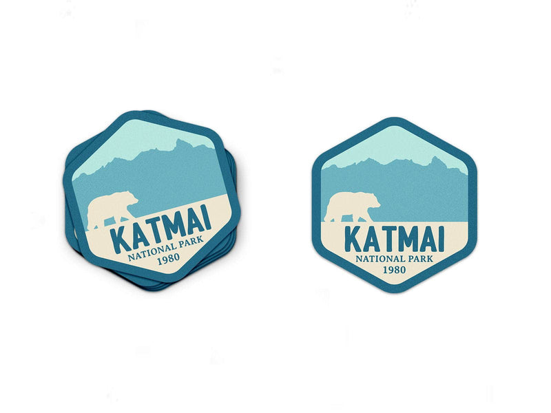 Katmai National Park Sticker | National Park Decal - Albion Mercantile Co.