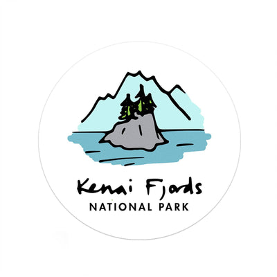 Kenai Fjords National Park Sticker - Albion Mercantile Co.