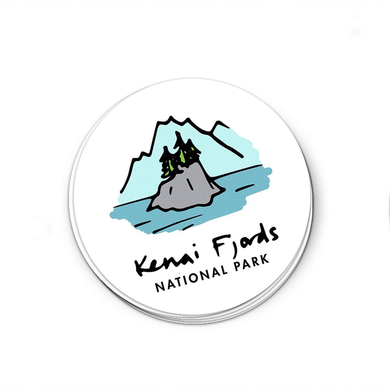 Kenai Fjords National Park Sticker - Albion Mercantile Co.