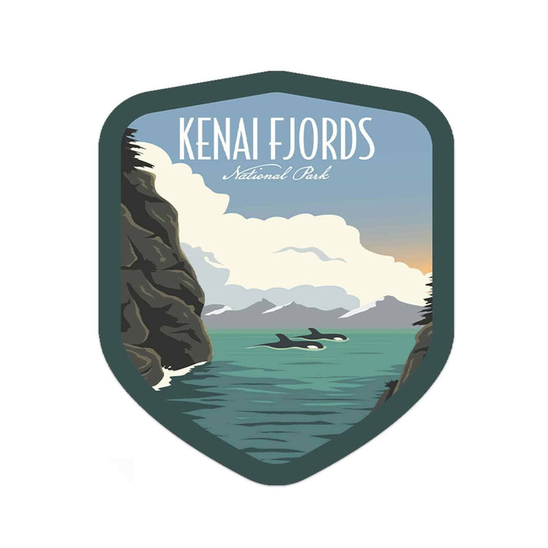 Kenai Fjords National Park Sticker - Albion Mercantile Co.