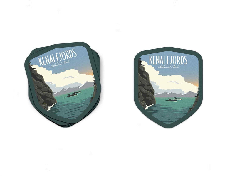 Kenai Fjords National Park Sticker - Albion Mercantile Co.