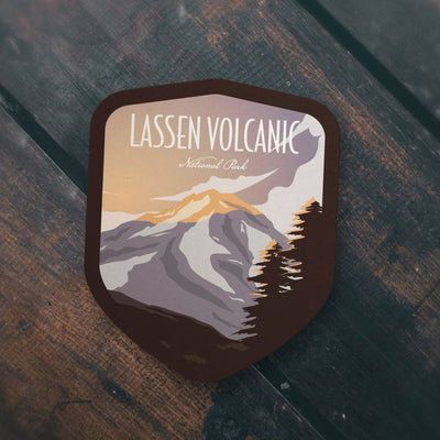 Lassen Volcanic National Park Sticker - Albion Mercantile Co.