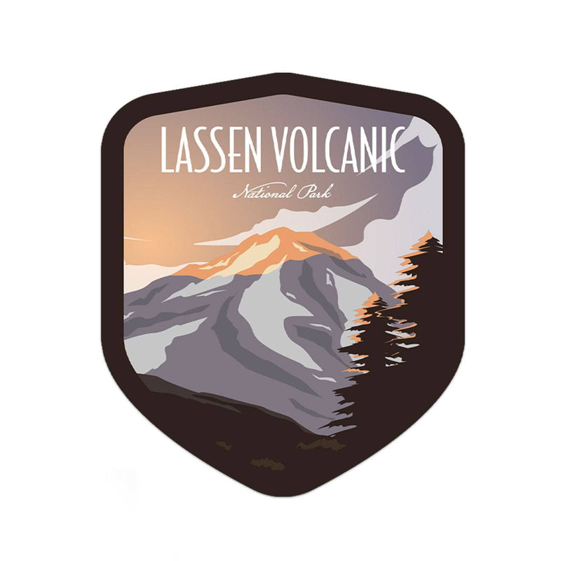 Lassen Volcanic National Park Sticker - Albion Mercantile Co.