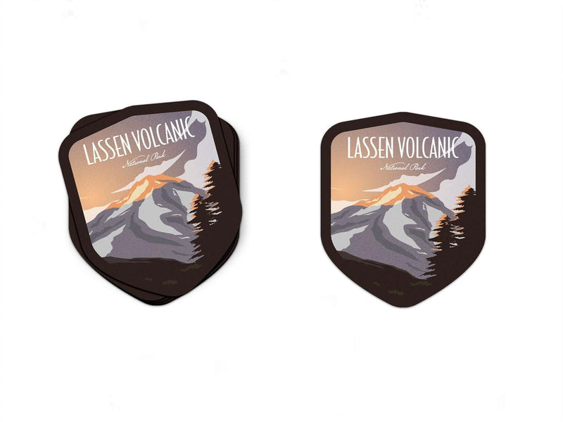 Lassen Volcanic National Park Sticker - Albion Mercantile Co.